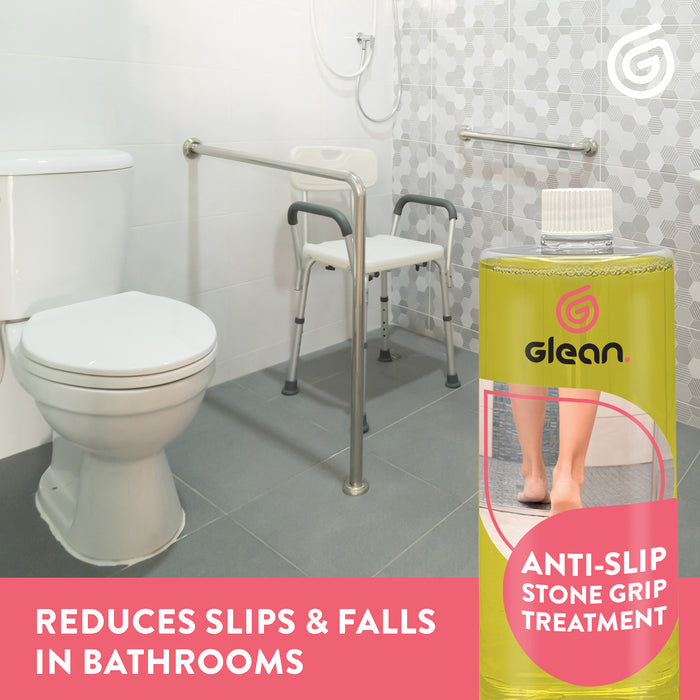 Anti-Slip Stone Grip Treatment | Increases Tile & Stone Traction | 500ml & 1 Litre
