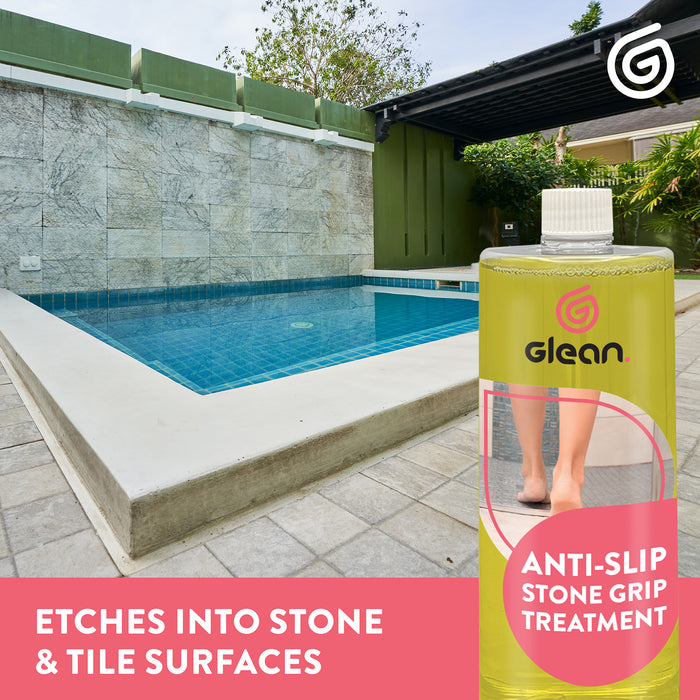 Anti-Slip Stone Grip Treatment | Increases Tile & Stone Traction | 500ml & 1 Litre