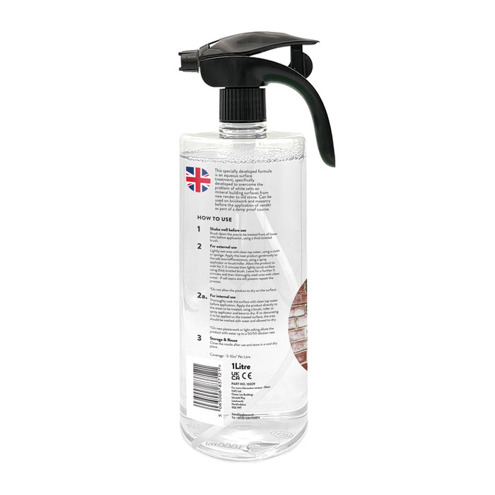Salt Stain & White Efflorescence Remover | Ready-to-Use for Concrete, Brick & Walls