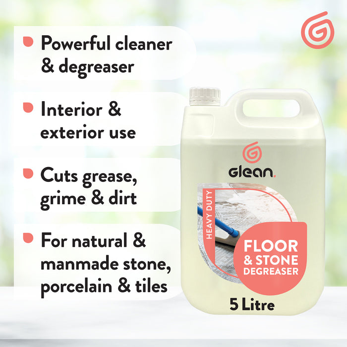 Heavy Duty Floor & Stone Degreaser | Interior & Exterior | 5 Litre