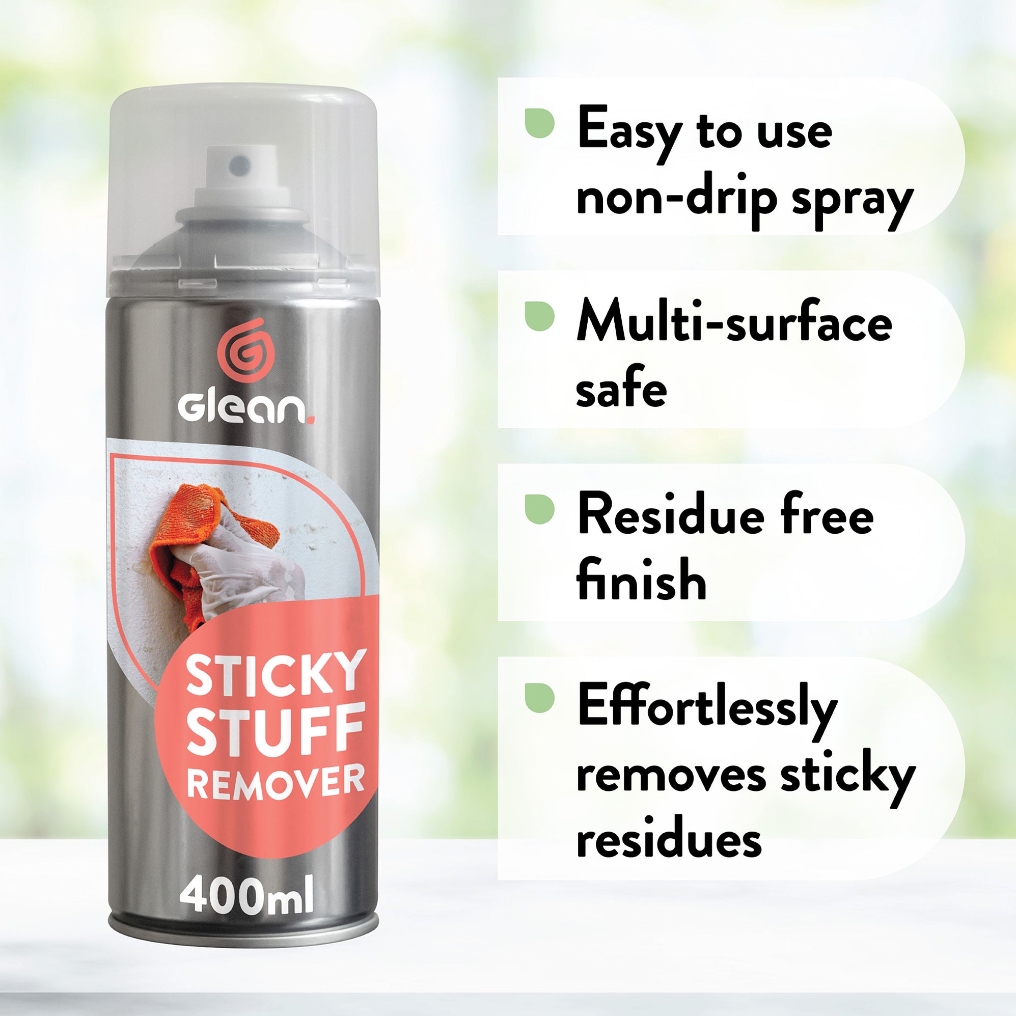 Sticky Stuff Remover Gel Spray | 400ml Non-Drip Formula — GleanUK