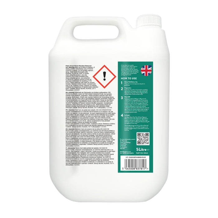 Patio Grout Resin Residue Remover | GLEAN