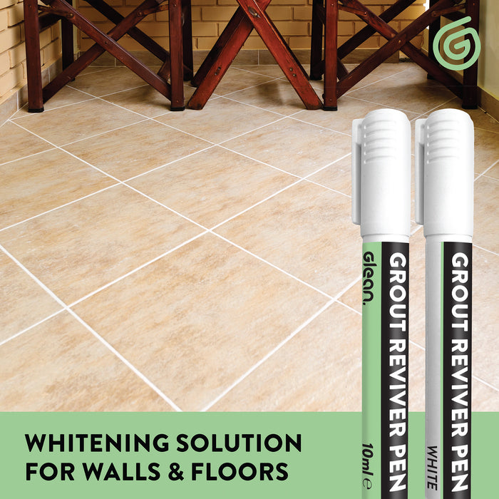 Grout Reviver Pens | White | 2 x 10ml