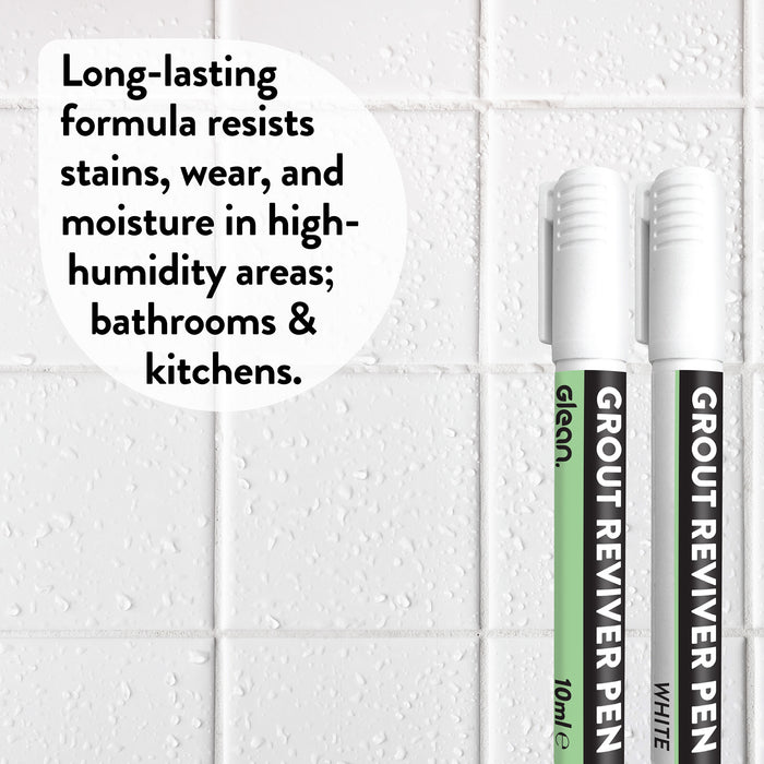 Grout Reviver Pens | White | 2 x 10ml