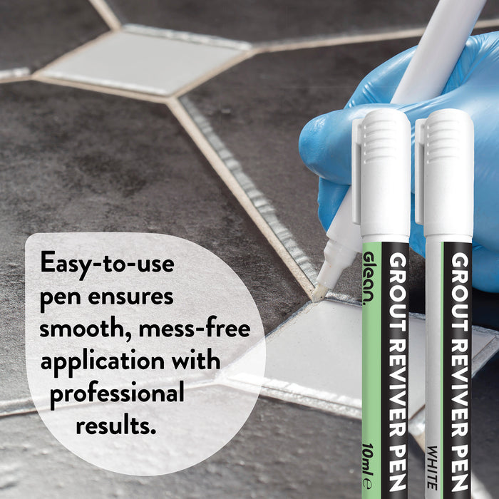 Grout Reviver Pens | White | 2 x 10ml