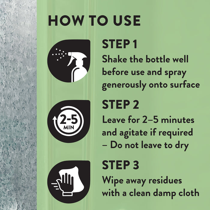 Shower Glass Cleaner and Descaler Spray | 500ml