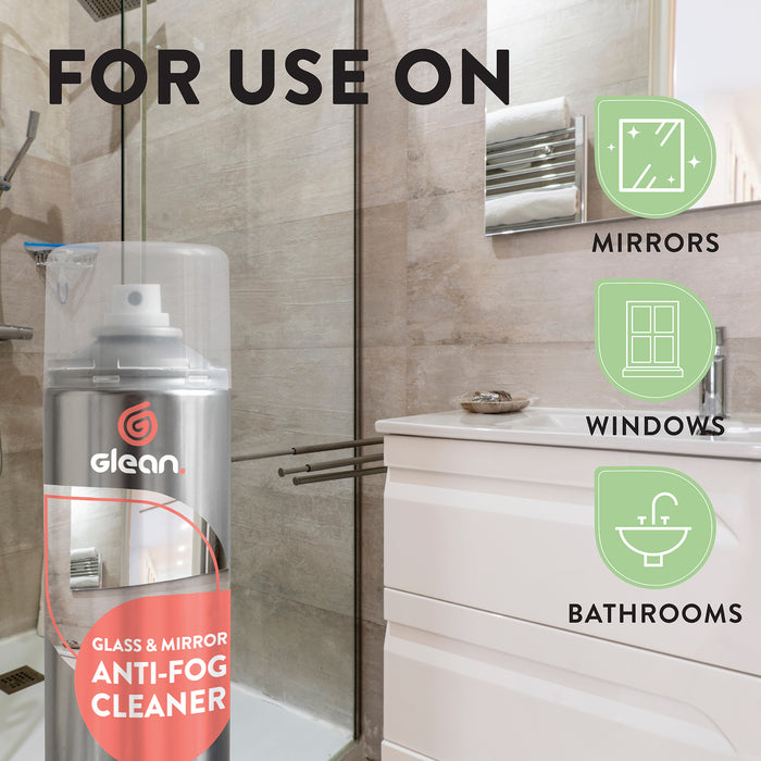 Glass & Mirror Anti-Fog Cleaner | GLEAN