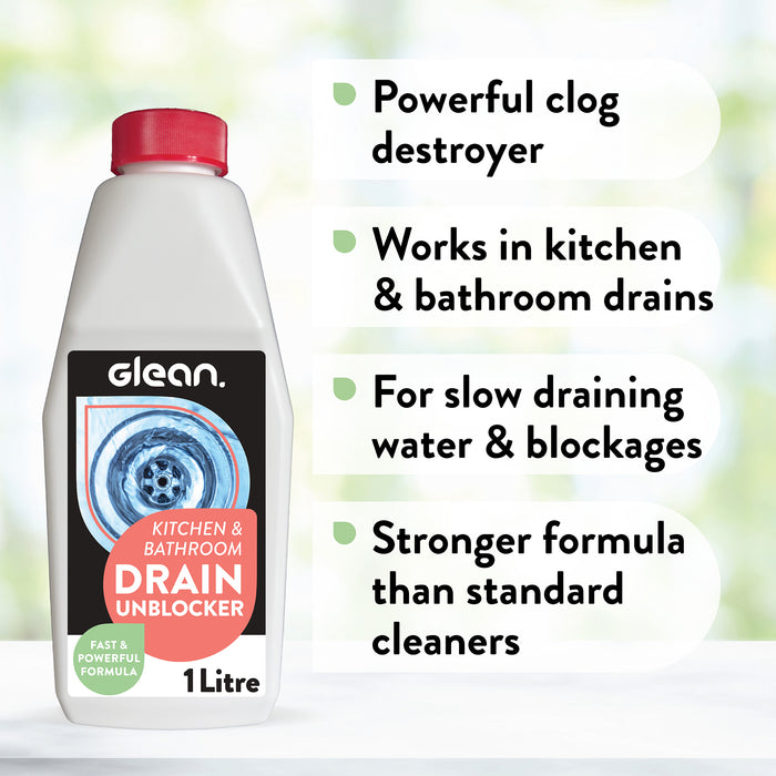 Drain Unblocker Liquid | 500ml & 1 Litre
