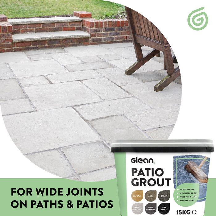 Patio Grout - Brush In Jointing Compound | GLEAN