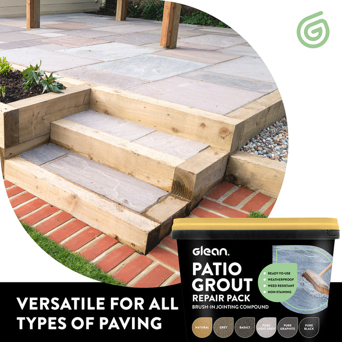 Patio Grout Repair Pack - Brush In Jointing Compound | GLEAN