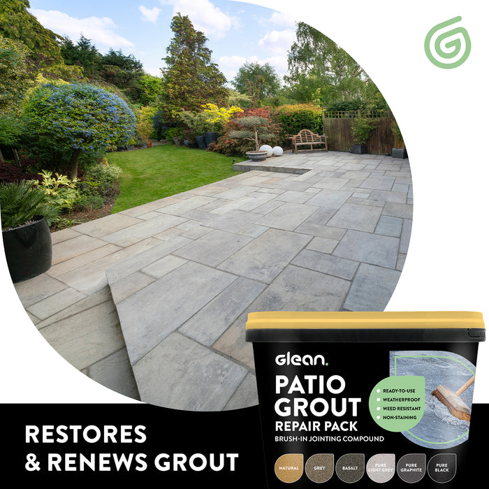 Patio Grout Repair Pack - Brush In Jointing Compound | GLEAN