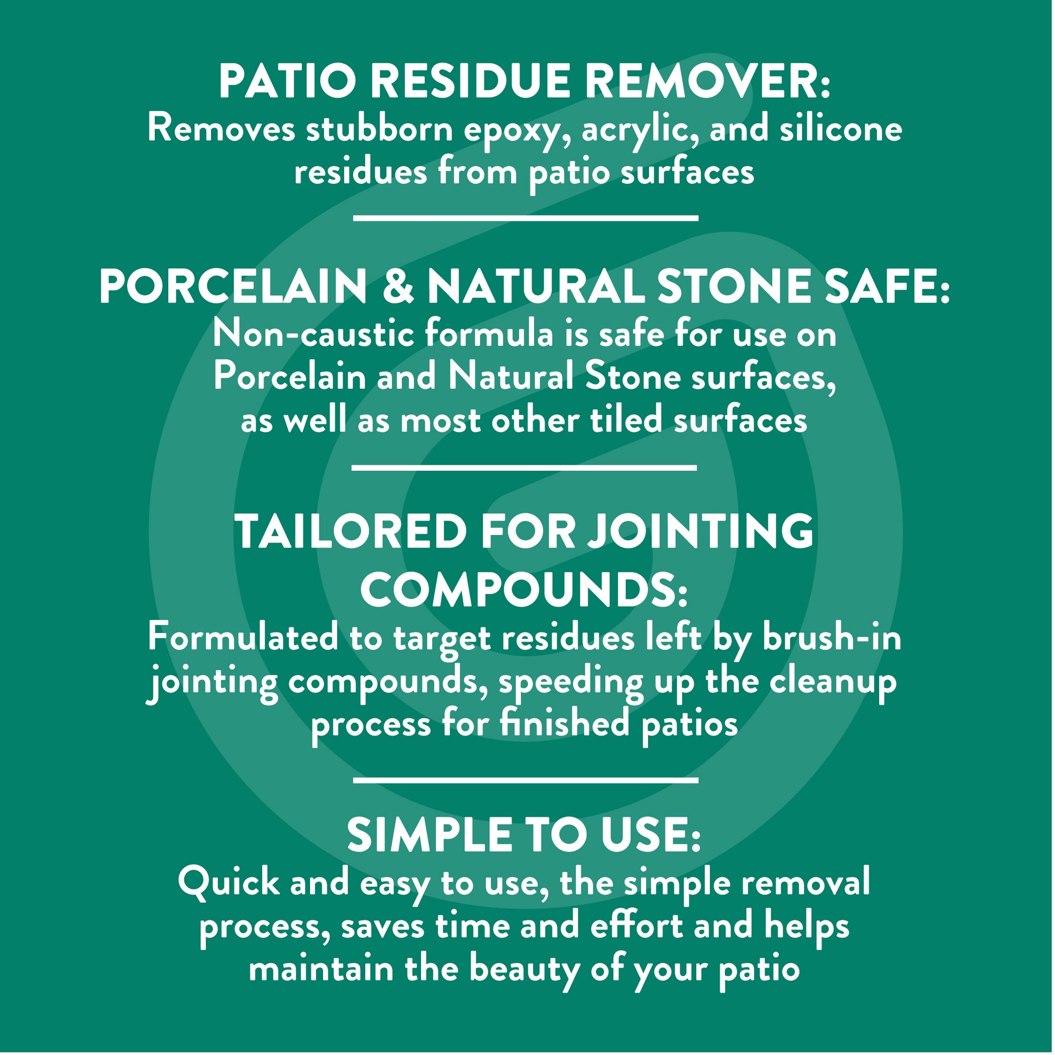 Patio Grout Resin Residue Remover | GLEAN — GleanUK