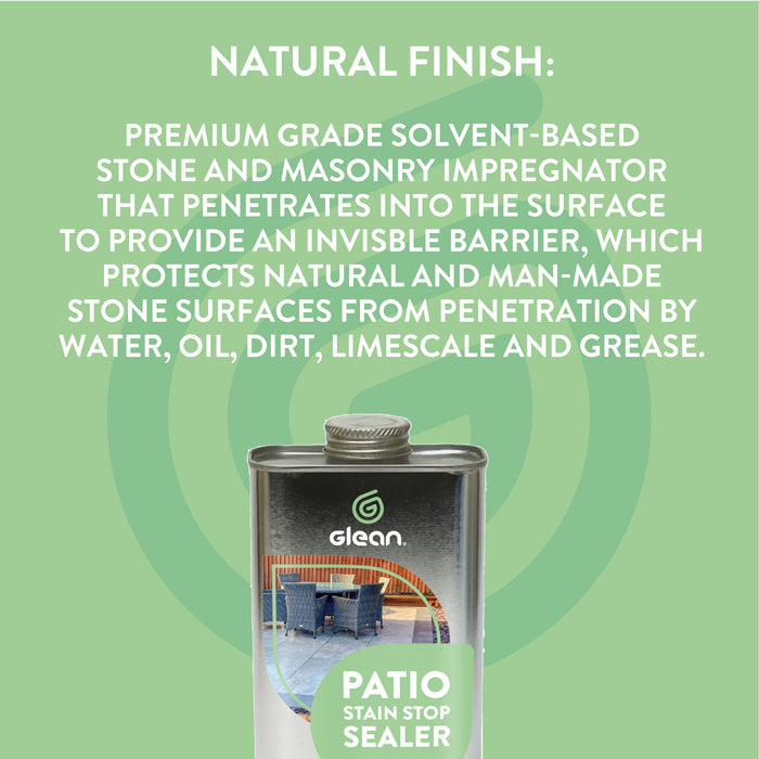 Patio Sealer | Solvent Based Natural Finish | GLEAN