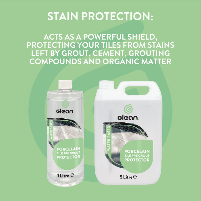 Porcelain Tile Pre Grout Protector | GLEAN