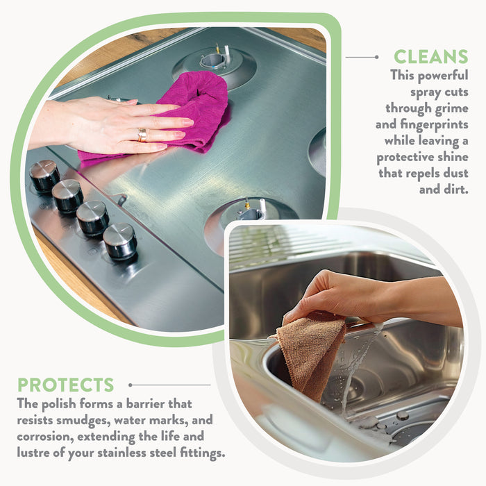 Stainless Steel Cleaner & Polish Spray | GLEAN