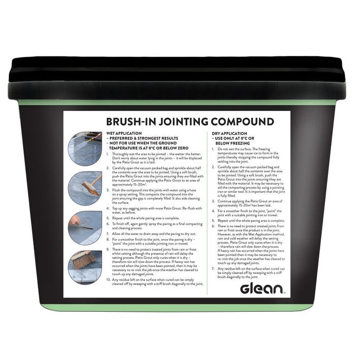 Patio Grout - Brush In Jointing Compound | GLEAN